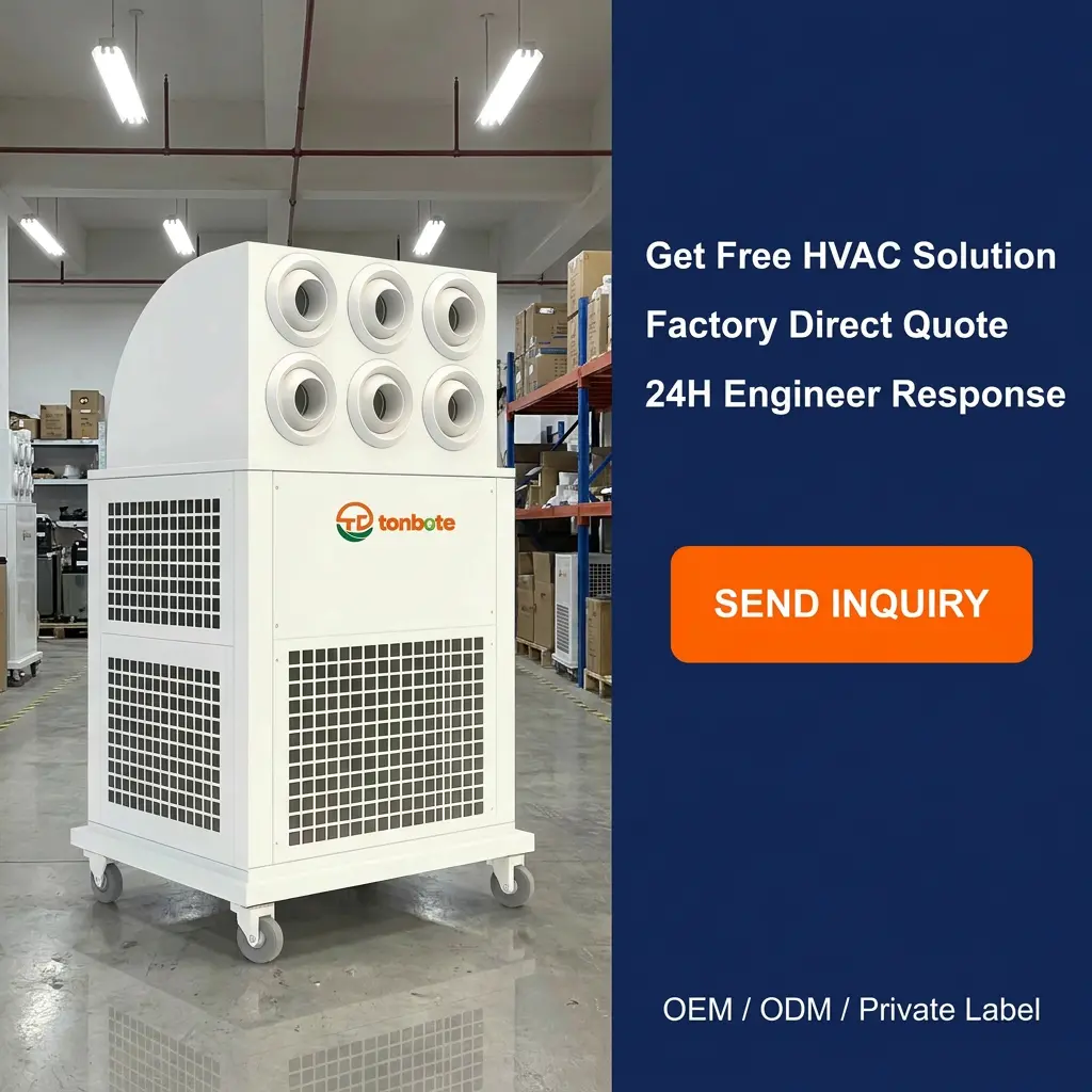 Bán buôn Máy điều hòa không khí công nghiệp di động 380V tùy chỉnh cho công trường xây dựng Xưởng kho
