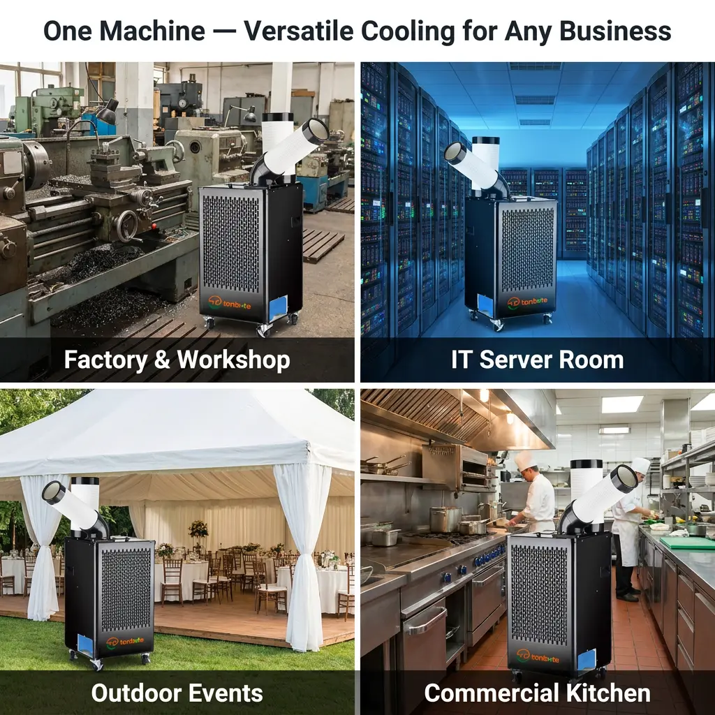 ODM 460m3h Vỏ thép luồng không khí có thể điều chỉnh lỗ thông hơi Điều hòa không khí đặt sàn AC trong kho lưu trữ hậu cần
